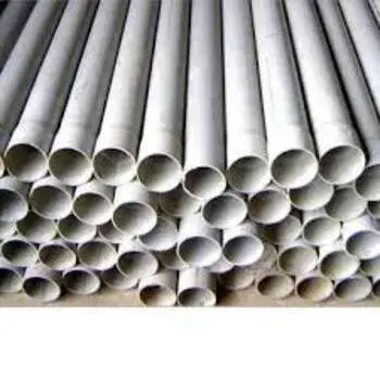 WHite, PVC Plumbing Pipe