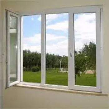 White PVC Window, Glass Thickness: 5-10 Mm