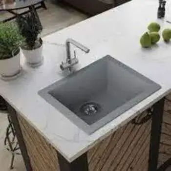 Grey Quartz Kitchen Sink