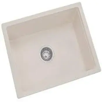 White Quartz Kitchen Sink