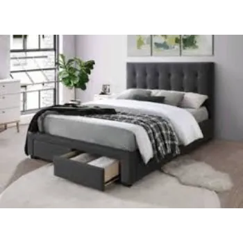 Fine Finishing Wooden Double Bed