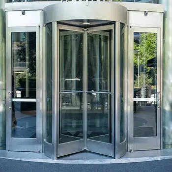 7ft Glass Automatic Revolving Door