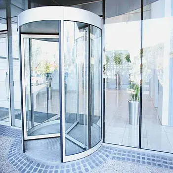 Stainless Steel Automatic Revolving Door