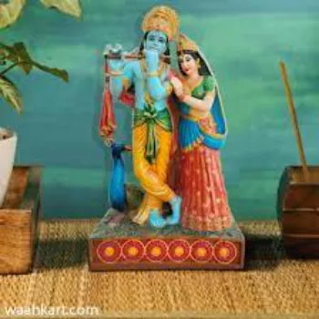  Marble Radha Krishna Statue