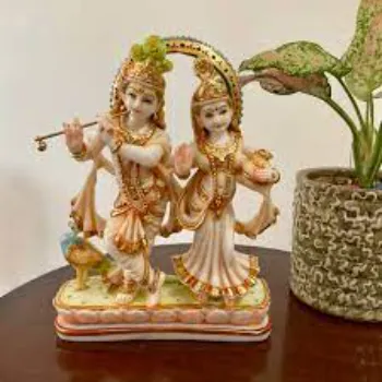  Marble Radha Krishna Statue