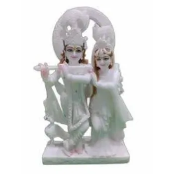  Marble Radha Krishna  Statue
