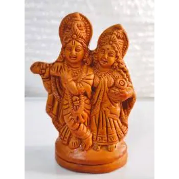  Clay Lord  Radha Krishna  Statue