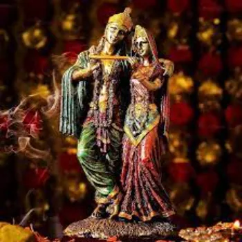  Tied Ribbons Lord Krishna Radha Statue