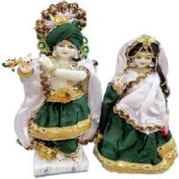 Radha Krishna Marble Statue