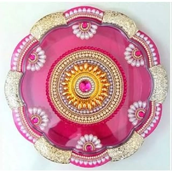 New Rakhi Plate For Worship 
