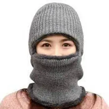 Plain Cotton Full Face Covering Mask balacalava, Size: Free