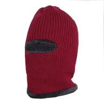 Full covered Red Ribbed Cap