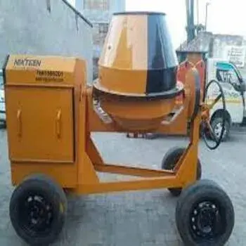 Yellow Rcc Mixer Machine