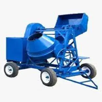 Dark Blue Rcc Mixer Machine