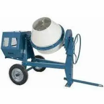 Grey And White Rcc Mixer Machine