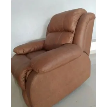 Plain Recliner Leather Sofa