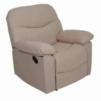 Plain Recliner Leather Sofa