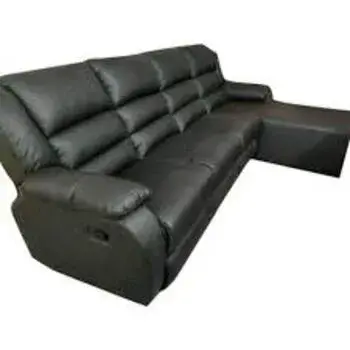 Plain Recliner Leather Sofa