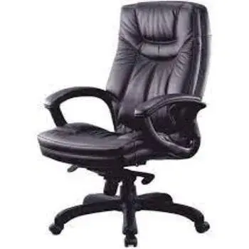 Black Leather Revolving Chair