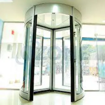 Coated Revolving Door