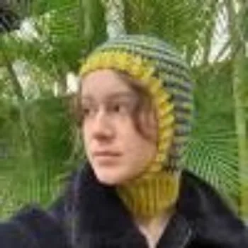 Fancy Ribbed Balaclava cap