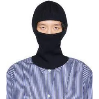All Color Ribbed Balaclava cap
