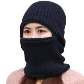 Ribbed Balaclava Cap