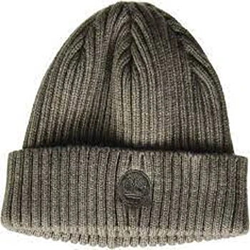 Alluring Green Ribbed Woolen Cap