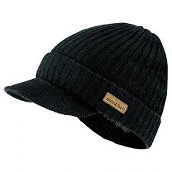 Cool Black Ribbed Cap