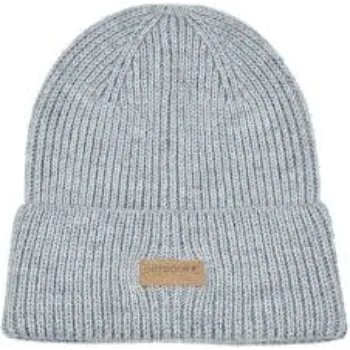 Grey Ribbed Cap