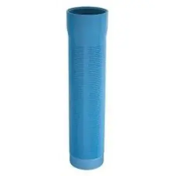 Blue, Ribbed Screen Casing Pipe