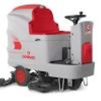 White - Red, Ride On Scrubber