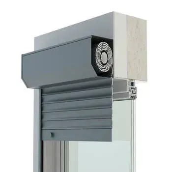 Grey High Speed Roll Up Door