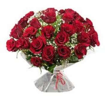 Organic Red Rose Bouquet