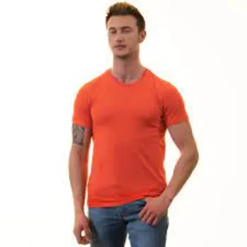 Unique Style Men Orange T-Shirts