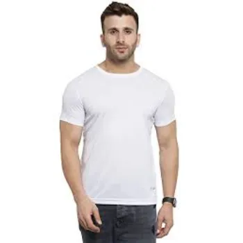 White Half Sleeves T Shirt