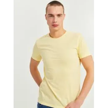 Men Lemon Color T Shirts