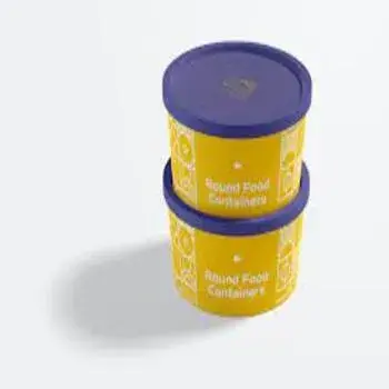 Disposable Round Paper Container