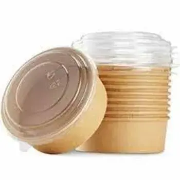 Plain Round Paper Container