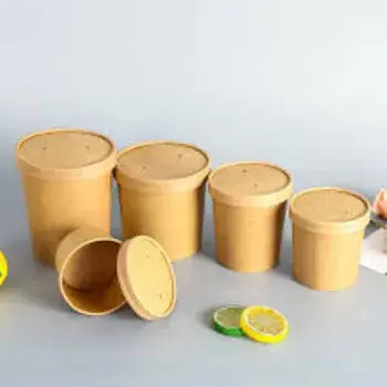 Durable Round Paper Container