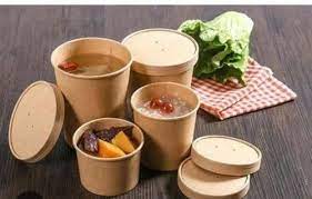  Non Polished  Round Paper Container