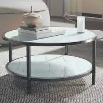 Stylish White Round Table