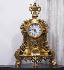 Advitya Brass Clock