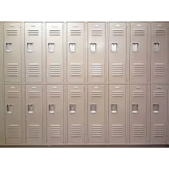 Gray Metal School Locker