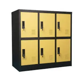 Black & Yellow School Locker