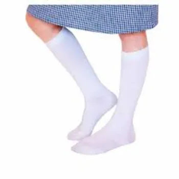 Children White School Socks