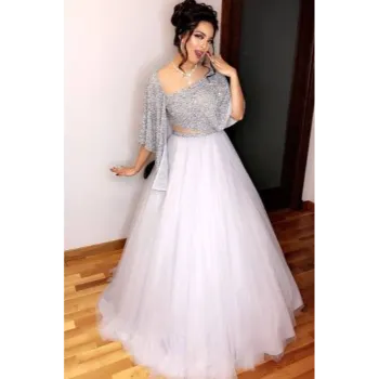 Semi Stitch Lehenga