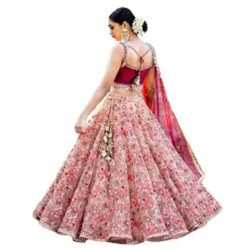 Semi Stitch Lehenga