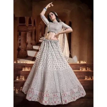 Semi Stitch Lehenga