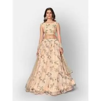 Semi Stitch Lehenga